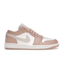 Air Jordan 1 Low Particle Beige Women Sneakers Pink White Light-Bone DC0774-120 42.5