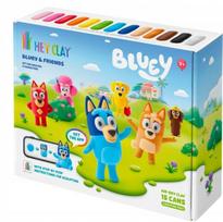 Plastilino rinkinys Hey Clay Bluey, įvairių spalvų