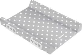Vystymo kilimėlis Sensillo Safety System Dots, 70 cm x 50 cm, balta sp./pilka sp.