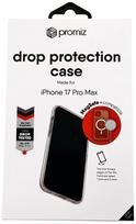 Telefono dėklas Promiz Drop Protection, iPhone 17 Pro Max, skaidri sp.
