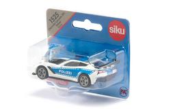 Žaislinė policijos mašina Siku Chevrolet Corvette 1525, mėlyna sp./balta sp.
