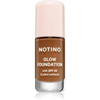 Notino Glow Foundation With SPF 50 & Plant Extracts švytėjimo suteikiantis makiažo pagrindas SPF 50 01 Deep Warm 30 ml