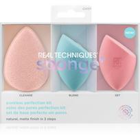 Real Techniques Sponge+ Poreless Perfection dovanų rinkinys netobulumų turinčiai odai