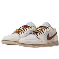 Jordan Women's Air Jordan 1 Low Casual Shoes 38.5 white