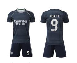 25-26 Real Madrid išvykos Karališkai mėlyna Nr. 9 Futbolo Marškinėliai Vaikų Marškinėliai Vaikų Drabužiai Suaugusiųjų Dydis 14-3XL 14 yards/90