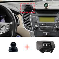 Car Mobile Phone Holder for Hyundai Santa Fe Santafe 2013 2014 2015 2016 2017 GPS Bracket Navigation Stand Auto Accessories