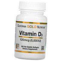 Vitamin D3, Vitamin D3 5000, California Gold Nutrition (36427007) 90softgels