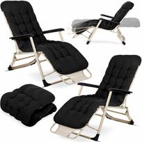 Gultas ChillWell, juoda sp., 95 cm x 60 cm x 98 cm, 2 vnt.