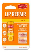 Pagrindas lūpoms O'Keeffe's Lip Repair Protect SPF 15, 4.2 g