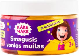 Vonios modelinas - muilas Kakė Makė, 300 g, geltonas - raudonas