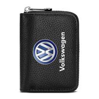 B5 VW Volkswagen odinė vyriška piniginė vairuotojo pažymėjimui, asmens tapatybės kortelei, banko kortelėms. Automobilio stilius For Volkswagen Golf-5 6 7 Bora MK4