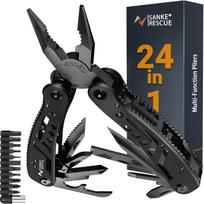 Daugiafunkcinės replės Multitool Nagų plaktukas Nerūdijančio plieno įrankis Su nailoniniu dėklu Lauko išgyvenimui Stovyklavimui Medžioklei Žygiams juoda
