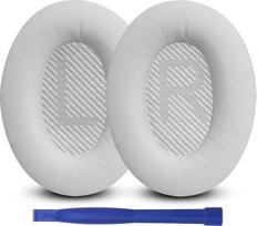"Bose Quietcomfort 35" ausinių pagalvėlės, profesionalios pakaitinės ausinių pagalvėlės QC35 ausinėms Pakaitinės ausinių pagalvėlės, suderinamos su "Bose Quiet Comfort 35II" (QC35 II) ausinėmis (baltos spalvos)
