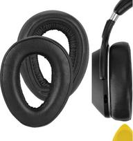 "Geekria Pro" itin stori pakaitiniai ausų įdėklai "Sennheiser PXC 550", "PXC 550-II Wireless", "MB 660" serijos ausinėms Ausų įdėklai Ausų įdėklai Remonto dalys (juodi/labai stori)