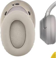 "Geekria" pakaitiniai ausų kilimėliai, suderinami su "Sony WH-1000XM3" ausinėmis "Earpads" ausų kilimėlių remonto dalimis (sidabrinės spalvos)