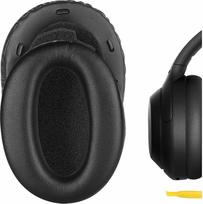 "Geekria" ausinių pagalvėlės "Sony WH1000XM2", "MDR-1000X" ausinėms / pakaitinės ausinių pagalvėlės su prisegamu žiedu ir derinimo tonu, medvilne / ausų pagalvėlėmis / ausinių pagalvėlių remonto dalimis (plastikinis žiedas / derinimo medvilnė)