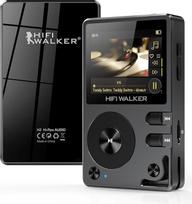 "HIFI WALKER H2" didelės skiriamosios gebos "Bluetooth" FLAC WAV skaitmeninis garso grotuvas Nešiojamasis su 16GB atminties kortele ir "Hi Res" ausinėmis (palaiko iki 256GB)