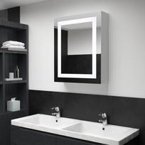 Veidrodinė vonios spintelė su LED apšvietimu 50x13x70cm