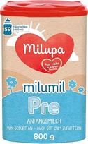 "Milumil Milupa" ikimokyklinis maistas, pradinis pienas nuo gimimo, kūdikių pieno milteliai, 800 g