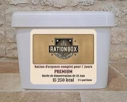 "Premium Emergency Ratio" - 174 porcijos - maisto rinkinys 7 dienoms, liofilizuotas maistas - "Rationbox