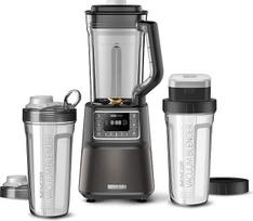 "Sencor Super Automatic Vacuum Blender" - 1500 W profesionalus didelio našumo maišytuvas su "Nutri Smart" technologija, 8 titaniniais ašmenimis, daugybe ciklonų - kokteiliams, sriuboms, riešutams ir kt.