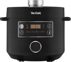 "Tefal Turbo Cuisine CY7548 Multicooker" 4,8 l, greitaeigis ir 10 programų: Garinimas, kepimas garuose, troškinimas, Sous-Vide, ryžiai ir kt., atidėjimo ir palaikymo funkcija, neprideganti, priedai pridedami, juoda,