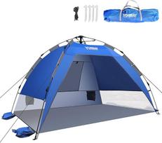 "Yorbay Pop Up Beach Shelter", automatinė paplūdimio palapinė su UV apsauga 50+, paplūdimio palapinė su kaiščiais, smėlio krepšiu ir krepšiu, skirta 2-3 žmonėms, greitai surenkama šeimai, sodui, stovyklavimui, žvejybai, lauke