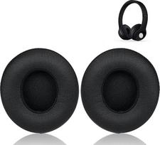 Ausų pagalvėlės "Beats Solo 3", aukščiausios kokybės atminties putų ausinių pagalvėlės su "Beats by DRE Solo 2" ir "Solo 3" belaidėmis ausinėmis, profesionalios "Solo 3" belaidės ausinių pagalvėlės (juodos spalvos)