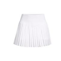 Under Armour Sportinis Sijonas Mada Universalus Vienspalvis Treniruočių Klostuotas Laisvalaikio Sijonas Moteriški Sijonai Baltas 1390157-100 XL white