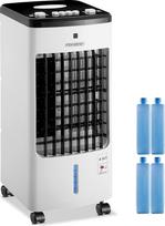 MONZANA Oro aušintuvas "4-in-1" Mobilus 60 W 330 m³/h osciliacija 3,5 l Komplekte yra 4 ledo pakuotės 3,5 l Ventiliatorius Drėkintuvas Jonizatorius Oro kondicionierius Bokštinis ventiliatorius