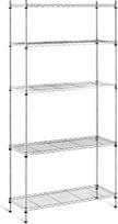 Royal Catering Vielinis ažūrinis sandėliavimo stelažas pilkos spalvos 180x90x35cm iki 150 kg