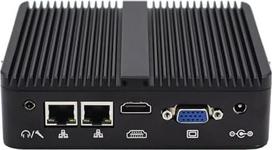 WEIDIAN pramoninis kompiuteris be ventiliatoriaus mini kompiuteris "Celeron J4125", 4GB RAM 64GB SSD, 2RS232 COM, 2Gigabit LAN, HD+VGA, "Win11" be ventiliatoriaus Pramoninis be ventiliatoriaus įmontuotas mini kompiuteris "Linux" Automatinis įjungimas