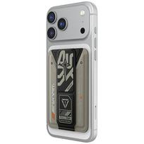 Portfel Skinarma Kado Aegis Magnetic     Cardholder Grip Stand szary