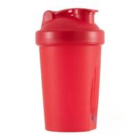 1-7PCS Shaker Bottles Sport Water Cups Whey Protein Powder Mixer Bottle Fitness Gym Shaker Outdoor Portable Plastic Drink Cup raudona