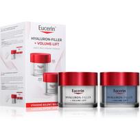 Eucerin Hyaluron-Filler + Volume-Lift stangrinamoji priežiūros priemonė ekonomiška pakuotė