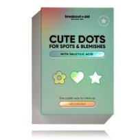 Breakout+Aid Cute Dots For Spots And Blemishes veido pleistrai spuogams - 48 vnt.