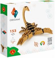 Popierinių figūrų gaminimo rinkinys Alexander 3D Origami Scorpio, ruda sp./juoda sp.