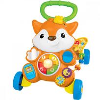 Vaikiškas stumdukas - vaikštynė WinFun Grow With Me Fox Walker, 45.7 cm, oranžinė sp.