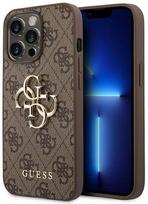 Telefono dėklas Guess GUHCP14S4GMGBR, Apple iPhone 14, ruda sp.