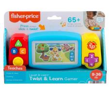 Lavinimo žaislas, žaidimų konsolė Mattel Fisher Price Twist & Learn, EN, įvairių spalvų