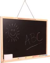 Piešimo lenta 4IQ Double Sided Board Mudu Du, 45.5 cm, balta sp./juoda sp.