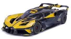 Žaislinis automobilis Bburago Bolide, geltona sp./juoda sp., 1:18