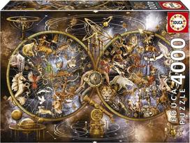 Dėlionė Educa Constellations, 96 cm x 136 cm, 4000 vnt., įvairių spalvų