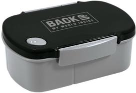 Indelis maistui Derform BackUp 7 B 56 DERF FOL, 0.4 l, 19 cm x 13 cm, juoda sp./pilka sp.