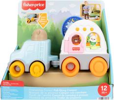 Traukiamas žaislas Fisher Price Friendship Forest, 15.2 cm, įvairių spalvų