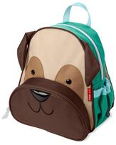 Vaikiška kuprinė Skip Hop Zoo Pug, ruda sp./žalia sp., 13 cm x 28 cm x 30 cm