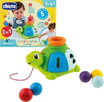 Lavinimo žaislas, vėžlys Chicco Sort & Surprise, įvairių spalvų, 6 vnt.
