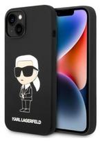 Telefono dėklas Karl Lagerfeld Ikonik KLHMP14MSNIKBCK, Apple iPhone 14 Plus, juoda sp.
