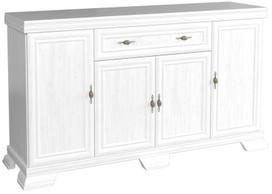 Komoda Gala Meble Kora KK4, balta sp., 97 cm x 168 cm x 46 cm