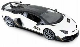 Rc automobilis Rastar Aventador SVJ, 1:14, balta sp.